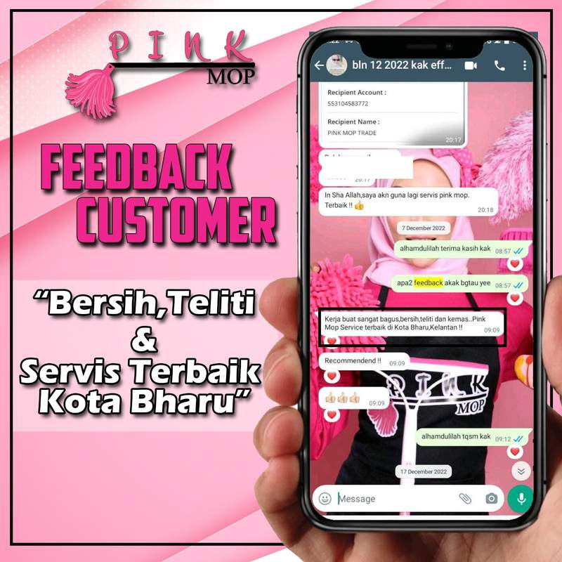 Feedback customer Pink Mop