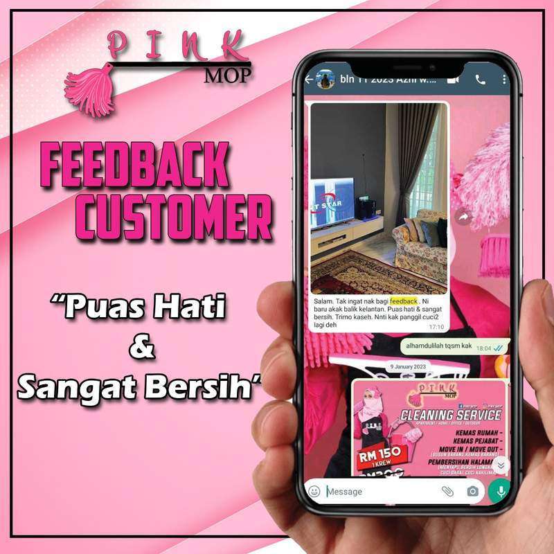 Feedback customer Pink Mop